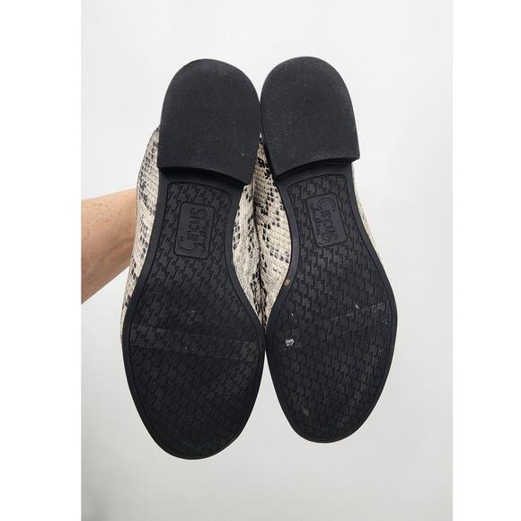 Circus By Sam Edleman Snake Skin Slip On Mule Penny Loafers Size 7.5 - Picture 5 of 6